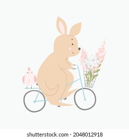 cute animal cartoon illustration design.cute animal art for baby. animal art for background poster and card
