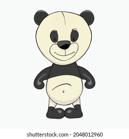 cute animal cartoon illustration design.cute animal art for baby. animal art for background poster and card