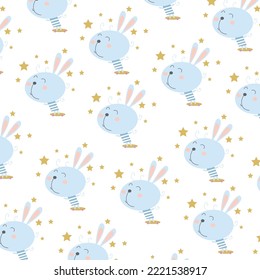 Cute animal cartoon pattern perfect for wrapping paper and decoration