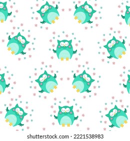 Cute animal cartoon pattern perfect for wrapping paper and decoration