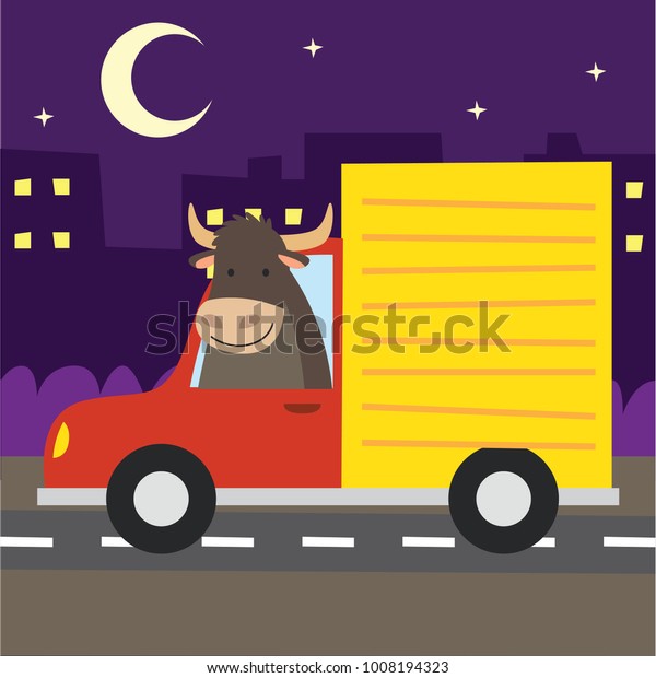 Cute animal\
cartoon riding a vehicle\
series.