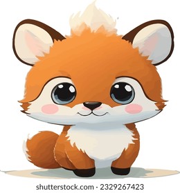cute animal catoon vector style 