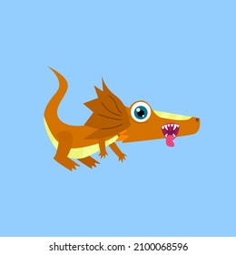 cute animal character vector icon for sticker and background