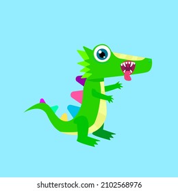 icono del vector de carácter animal lindo para pegatinas y fondo