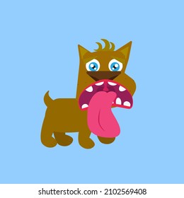 cute animal character vector icon for sticker and background