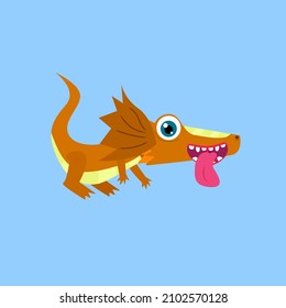 cute animal character vector icon for sticker and background