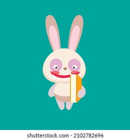 icono del vector de carácter animal lindo para pegatinas y fondo