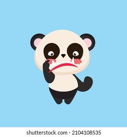 cute animal character vector icon for sticker and background
