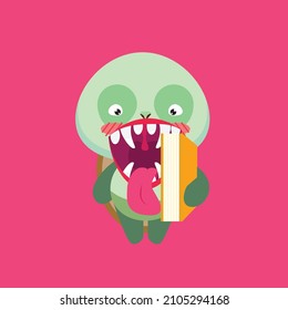 cute animal character vector icon for sticker and background