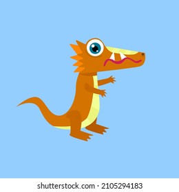cute animal character vector icon for sticker and background