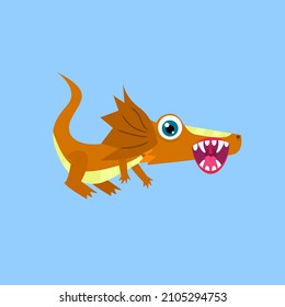 icono del vector de carácter animal lindo para pegatinas y fondo