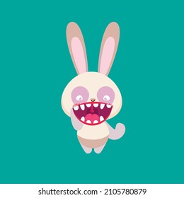 icono del vector de carácter animal lindo para pegatinas y fondo