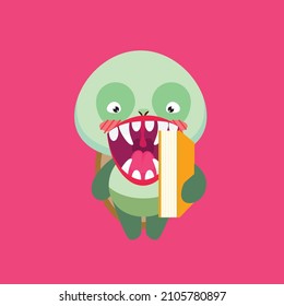 cute animal character vector icon for sticker and background