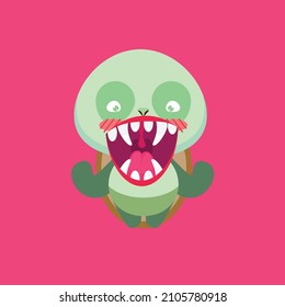 cute animal character vector icon for sticker and background