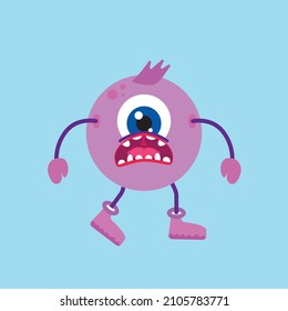 cute animal character vector icon for sticker and background