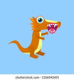 icono del vector de carácter animal lindo para pegatinas y fondo