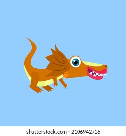 cute animal character vector icon for sticker and background