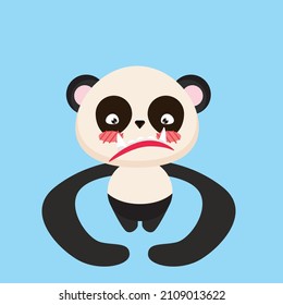 cute animal character vector icon for sticker and background