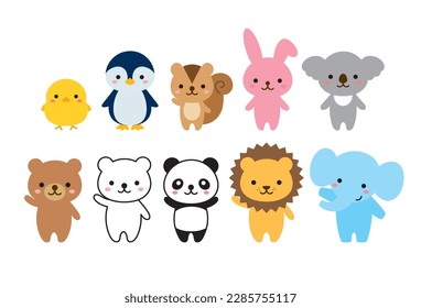 Personajes animales para preescolar