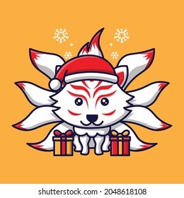 Cute animal christmas theme set bundle
