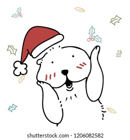 Cute Animal Christmas Vector
