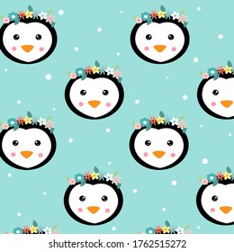 cute animal colorful pattern illustration 