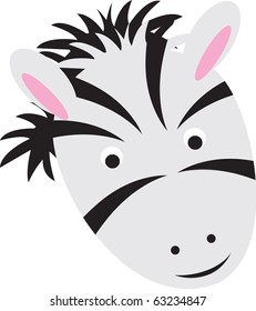cute animal colour vector illustration on white background