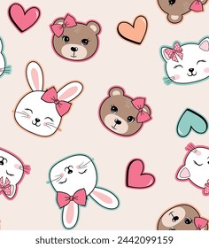 cute animal design patterns texture