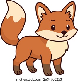 Cute Animal Elements Fox Illustration