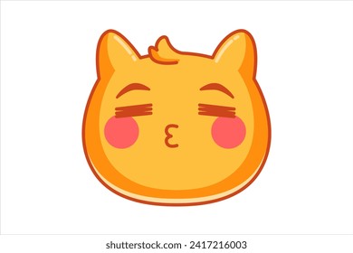 Cute Animal Expression Sticker Design