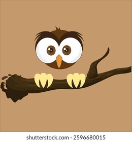 cute animal face cartoon character design. Hand drawn owl. Drawing. Art. Kids graphic. Isolated. Sticker. Collection. Vector. Illustration.