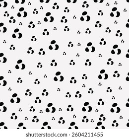 Cute Animal Footprint Pattern Seamless Texture Creative Background Modern Vector Design