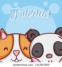 Cute animal friends