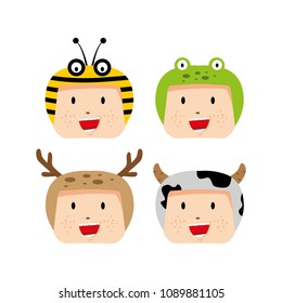 cute animal head 02