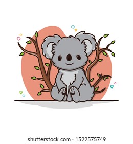 Cute Animal Icon - All elements on this template are editable with vector software.
