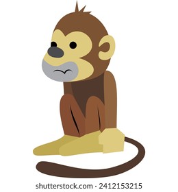 a cute animal illustration in vector