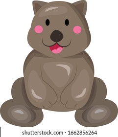 cute animal isolated in white cute animals with simple design