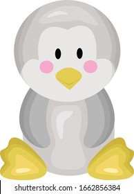 cute animal isolated in white cute animals with simple design