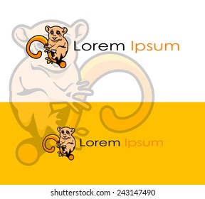 Cute animal mascot