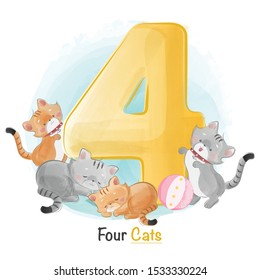 Cute Animal Numbering For Kids