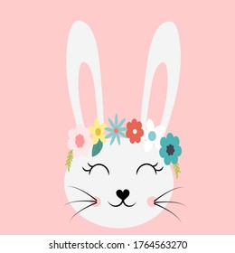 cute animal nursery poster, greeting, invitation card 