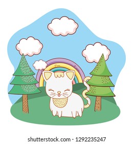 cute animal outdoors cartoon