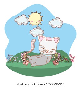 cute animal outdoors cartoon
