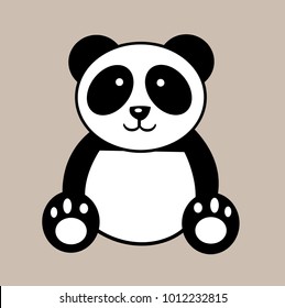 Cute animal panda design