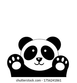 Design-Design für Cute-Tier-Panda