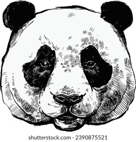 
Cute Animal Panda Vektorgrafik