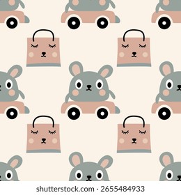 Diseño lindo del modelo animal en el fondo suave.