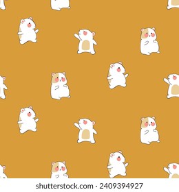 CUTE ANIMAL PATTERN DESIGN. ANIMAL SEAMLESS PATTERN