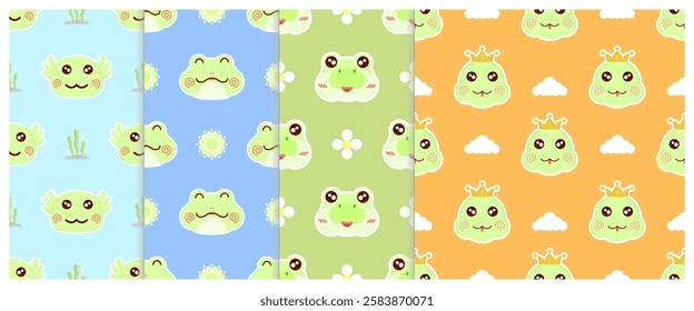 Cute animal patterns, patterns, animal sets
