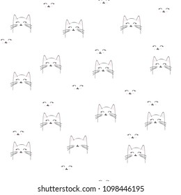 Cute animal patterns vector